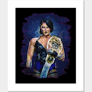 Rhea ripley | WWE | Brush Art Posters and Art